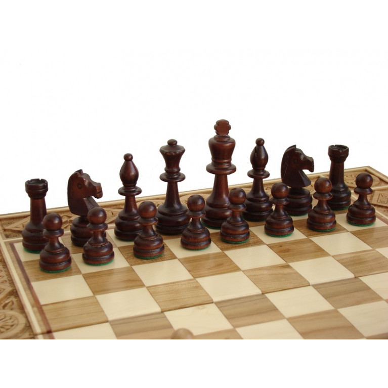 Összecsukható fa sakk 350*350 PL93